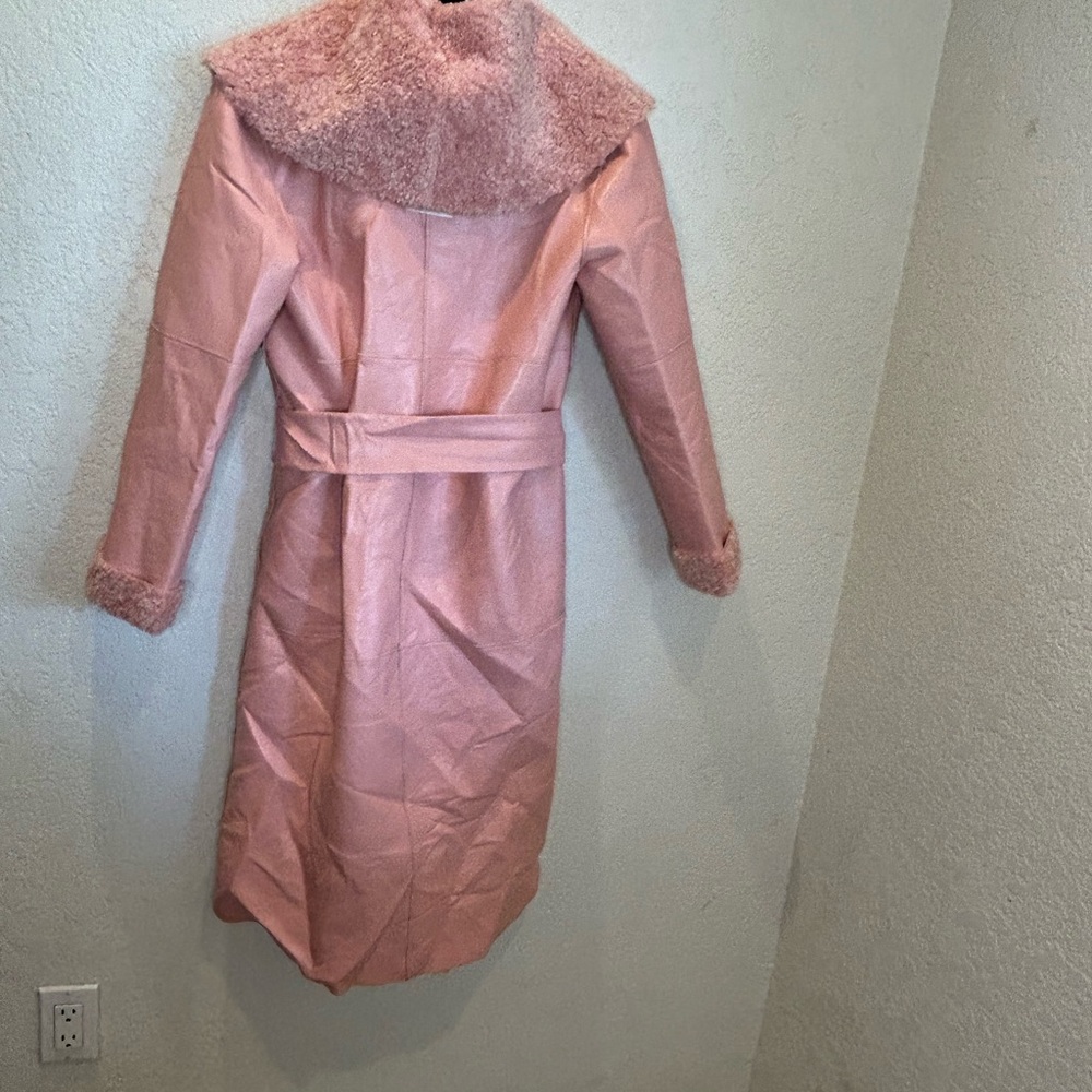 Alice + Olivia Blush Teddy Jacket - Picture 9 of 11